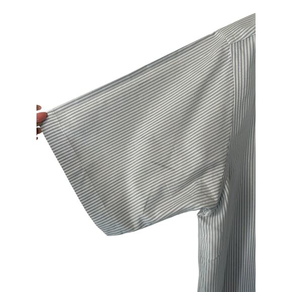 L.L. Bean Men's Striped Wrinkle Free Traditional Fit Button‎ Down Shirt Size 17R - Picture 6 of 11